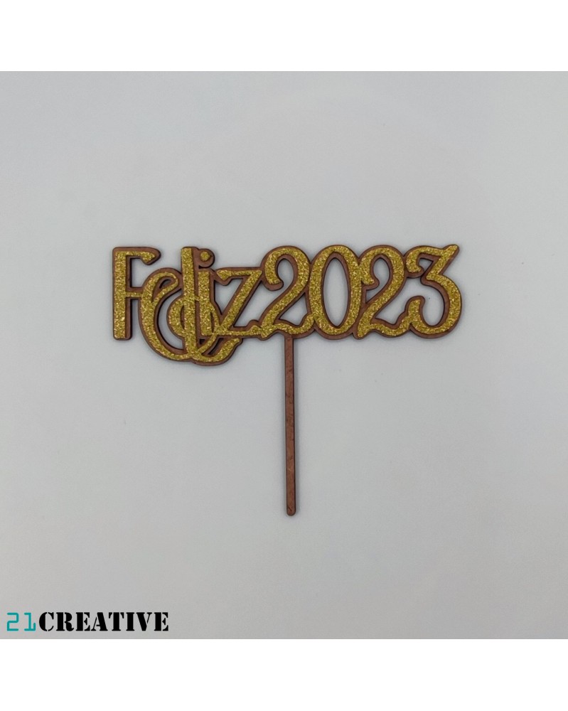 Topper 'Feliz 2023'