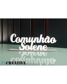 Decoração de mesa 'Comunhão Solene'