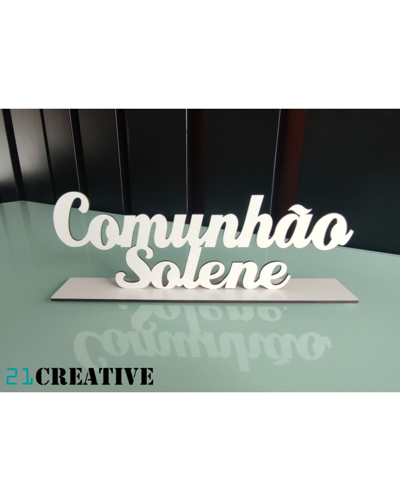 Decoração de mesa 'Comunhão Solene'